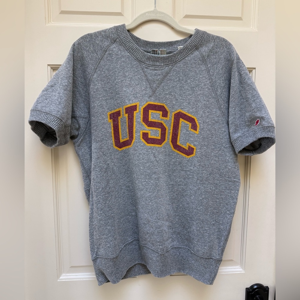 Vintage USC short sleeve sweatshirt size Large